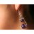 凤凰涅磐K0809042810女款正品中国风高雅复古浪漫紫水晶耳环（紫色）第4张高清大图