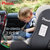 pouch婴儿安全座椅0-4-6岁新生儿宝宝便携式儿童安全座椅汽车用Q18(黑色)第5张高清大图