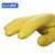 苏识 S-S024 棉毛浸塑劳保劳防手套（计价单位：付）黄色第4张高清大图