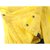 瓦里安雷DF-107女款新款貉子帽毛防水羽绒服（黄色）（M码）第9张高清大图