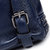 丹爵新款时尚潮流单肩女包 欧美范头层牛皮女士单肩斜挎包包 H6876(蓝色)第4张高清大图