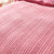 唐蔚针织毛线四件套加厚水晶绒冬季保暖床品套件1.8m法莱绒珊瑚绒床上用品(针织-浅灰 默认)第2张高清大图