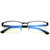 防蓝光护目镜商务男款电脑镜防电磁波眼镜平光镜(半框架树脂鼻托 均码)第5张高清大图