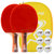 红双喜乒乓板 家庭娱乐套装/比赛训练对拍 二星乒乓拍(2002两只)第5张高清大图