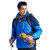 TECTOP户外新款冲锋衣男女三合一两件套西藏防水保暖加厚登山外套(男款宝蓝色 M)第2张高清大图