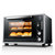 海氏(Hauswirt) F30 33L 电烤箱 家用多功能智能烤箱 爵士黑第3张高清大图