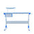 风里希 升降儿童学习桌椅套装小学生写字台学习桌课桌组合(蓝色（04+03）)第3张高清大图