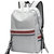 MINGTEK双肩包潮流时尚休闲大容量旅行背包电脑包  浅灰色第3张高清大图