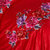 南极人 臻品婚庆结婚大红提花贡缎四件套床上用品婚庆礼品(皇家之遵 1.8m（6英尺）床)第4张高清大图