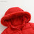 【杜邦生物绒】marcjanie马克珍妮新款宝宝冬装棉袄 女童儿童毛领棉衣82829(120(6T建议身高120cm) 正红色)第4张高清大图