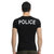 BLACK EAGLE 户外军品 短袖T恤 男款健身房汗衫 男士紧身修身纯棉(POLICE黑色 XXL)第5张高清大图