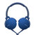 索尼sony MDR-XB550AP耳机头戴式重低音手机线控通话耳麦(蓝色)第4张高清大图