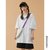 SUNTEK白色短袖T恤女2022夏季新款韩版宽松oversize打底衫半袖上衣(XL 深灰色)第4张高清大图