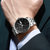 欧美时（OMAYS）全自动机械男士手表商务双日历瑞士品质 潮流时尚休闲男表夜光防水手表男腕表(白色 钢带)第3张高清大图