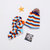 秋冬保暖卡通儿童围巾帽子二件套(蓝色 均码)第3张高清大图