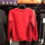 NIKE AIR JORDAN男童加绒圆领运动套头卫衣   83311HO558-023 R78(160CM(XL) 红色)第2张高清大图