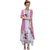 邑概念 夏季新款棉麻连衣裙女文艺范休闲两件套中长款亚麻套装裙1602(紫粉色 L)第3张高清大图