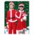圣诞节衣服儿童演出服男童装扮圣诞老人套装女童舞蹈服装表演服饰(100 白)第3张高清大图