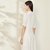 真丝显瘦连衣裙(白色 175/96A)第2张高清大图