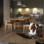 豫见美农 定制北欧餐桌椅组合简约现代北欧风实木餐饮店饮料咖啡厅桌椅组合第2张高清大图