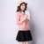 OopsCiah 韩版娃娃领毛衣 26801(粉色 XL)第2张高清大图