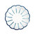 意大利 Guzzini进口花瓣小吃沙拉碗创意水果盘果篮食物盘 国美厨空间(蓝色 12CM)第3张高清大图