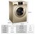 海尔（Haier）XQG90-HB016G 洗烘一体变频滚筒洗衣机全自动 空气洗 蒸汽除螨(9公斤)第3张高清大图
