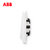 ABB开关插座面板德静系列白色电源套装10只组合装AJ205*5+AJ101*3+AJ102*2第5张高清大图
