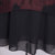VEGININA 2017新款长袖烫金韩版显瘦修身拼接花边雪纺衫 9374(黄色 XXL)第5张高清大图