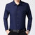 太子龙(TEDELON) 男子时尚休闲衬衫73234（多色可选）(藏青色 XXXL)第3张高清大图