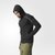 Adidas阿迪达斯2018新款男子运动服休闲针织保暖夹克 休闲连帽针织夹克外套(B48879 L)第3张高清大图