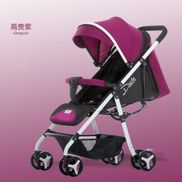 迪马   婴儿推车轻便携折叠可坐可躺避震宝宝儿童手推伞车婴儿车(灰色)