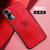 苹果X新款手机壳iPhoneXR金属护眼皮纹壳XSMAX防摔磁吸指环xs保护套(儒雅红 苹果XS 5.8英寸)第2张高清大图