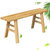 云艳餐桌椅YY-A0015原木色长条椅子 1.3米(默认 默认)第2张高清大图