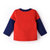 棉果果儿童长袖圆领肩开T恤男童T恤(73 红色)第2张高清大图