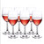 爱舒贝红酒杯欧式高脚杯水晶玻璃杯 家用大号葡萄酒杯醒酒器套装6只S(经典款4只)第5张高清大图