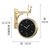 北欧双面挂钟现代简约轻奢大气钟表时尚客厅家用个性创意石英挂表(12英寸（直径30.5厘米） HZXUV7937-30皮革立体字镀金)第4张高清大图