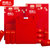 南极人内衣套装男女士大红色内衣套装本命年秋衣裤纯棉内裤袜子结婚保暖内衣套装礼盒(女款V领2件套-无礼盒 M)第3张高清大图