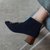 SUNTEK短靴女2021新款女鞋法式复古马丁靴中跟粗跟裸靴秋冬踝靴棕色(37 深蓝色（单里）)第3张高清大图