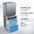 海尔（Haier）冰箱BCD-426WDCEU1 多开门风冷无霜家用变频多门电冰箱干湿分储(布朗灰-深海蓝 426L)第2张高清大图