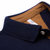 夏季新款男士短袖t恤翻领polo衫潮牌潮流上衣服男装半袖体恤1  Stz501(PB-Stz501藏蓝色（咖啡袖） XL)第4张高清大图