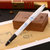 毕加索（pimio)606系列多色墨水笔 财务笔 极细钢笔 0.38mm笔尖(白色钢笔)第2张高清大图