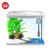 森森鱼缸水族箱生态桌面金鱼缸玻璃迷你小型客厅鱼缸龟缸中型造景(HR-黑230)第2张高清大图