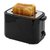 出口品质烤面包机家用三明治机早餐机双面吐司机小型全自动多士炉(黑色+外置烤架（送三件套）)第4张高清大图