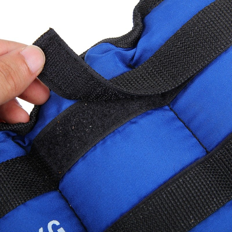 凯速ke-2沙绑腿双只装4公斤 自粘式跑步负重健身沙袋帆布 网袋包装(2k