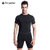 男士PRO紧身运动健身跑步 弹力排汗速干衣服短袖衫T恤tp8011(浅灰色 2XL)第2张高清大图