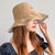 Bonbfenssan 波梵森2021夏季新款盆帽双面可戴可折叠遮阳帽太阳帽(黑色)第4张高清大图