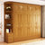 亚格林  中式 衣柜 经济型实木卧室原木4门6门对开门储物(胡桃色 5门衣柜)第2张高清大图