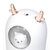 开优米 卡通加湿器迷你 300ML大容量 USB婴儿创意补水公室空调房增湿器(天蓝色)第4张高清大图