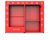 俊采云JYCL49消防柜微型消防站消防器材工具放置柜室外工地灭火箱展示柜 2000高2400宽400深mm（单位：个）(红色 JYCL49)第4张高清大图